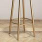 Glam Round Counter Bar Stool Backrest Bar Stool Iron Base with Footrest Clearhalo 'Bar Furniture' 'Bar Stools' 'bar_stools' 'furn' 'furn_bar_stools' 'furniture_bar_stools' 'Kitchen & Dining Furniture' 'kitchen&dining_furn' 'kitchen' 'kitchen_furn' Furniture' 1200x1200_6846b67d-6f70-46bf-8540-26844cf0c347