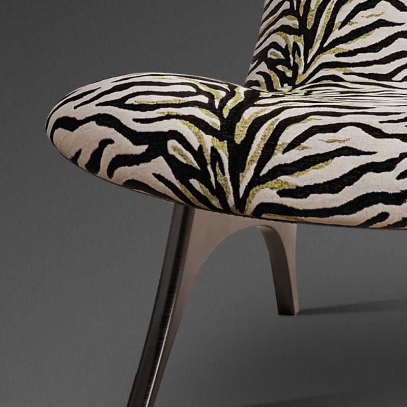 Mid-century Modern Wingback Chair Fixed Back Sled Armless Chair Clearhalo 'Accent Chairs' 'accent_chairs' 'Chairs & Seating' 'furn' 'furn_accent_chairs' 'Furniture' 'Living Room Furniture' 1200x1200_6847dd0a-8695-44e6-b92c-e1e9f502b094