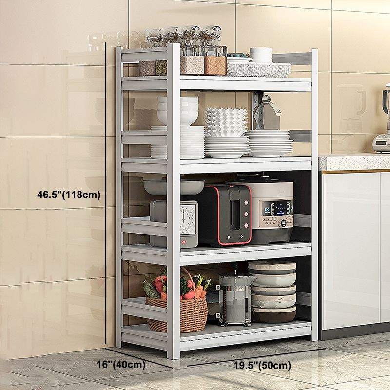 Modern Style Steel Bookshelf White Etagere Shelf Bookcase for Study Room Clearhalo 'Bookcases' 'furn' 'furn_bookcases' 'Furniture' 'furniture_bookcases' 'kitchen' 'kitchen_bookcases' 'Living Room Furniture' 'Office Furniture' 1200x1200_684b2e54-76cd-4b03-a2d0-a980fa25daf5