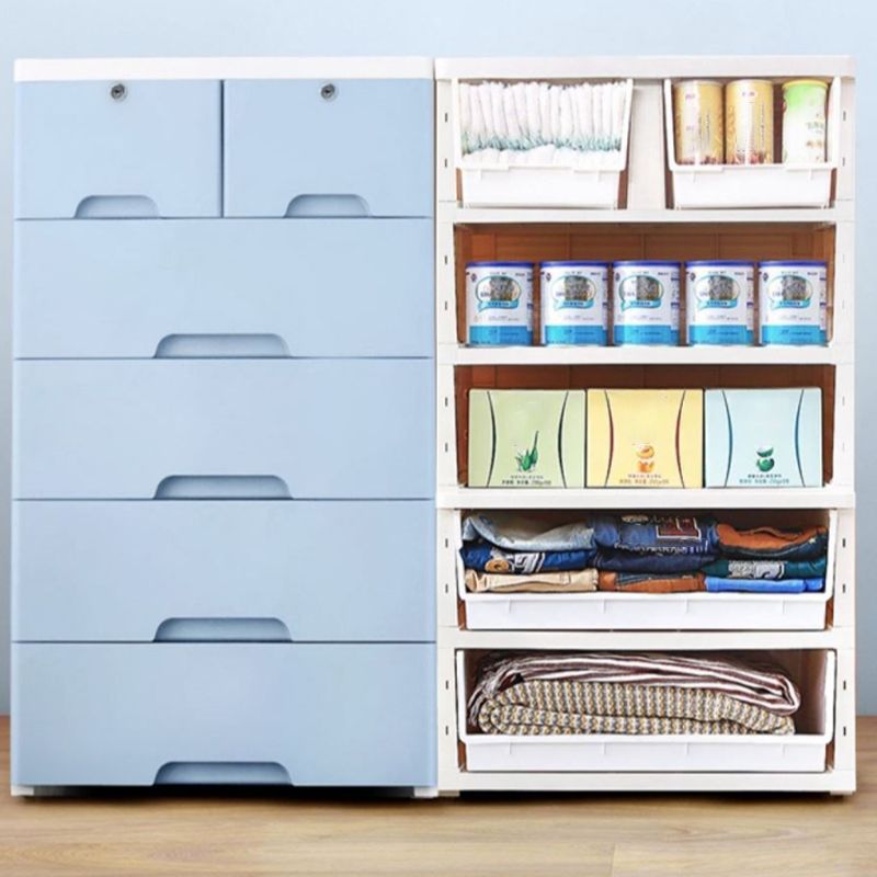 Zeitgenössischer Lagerschrank mit Beinen Plastikgarderobe Schrank