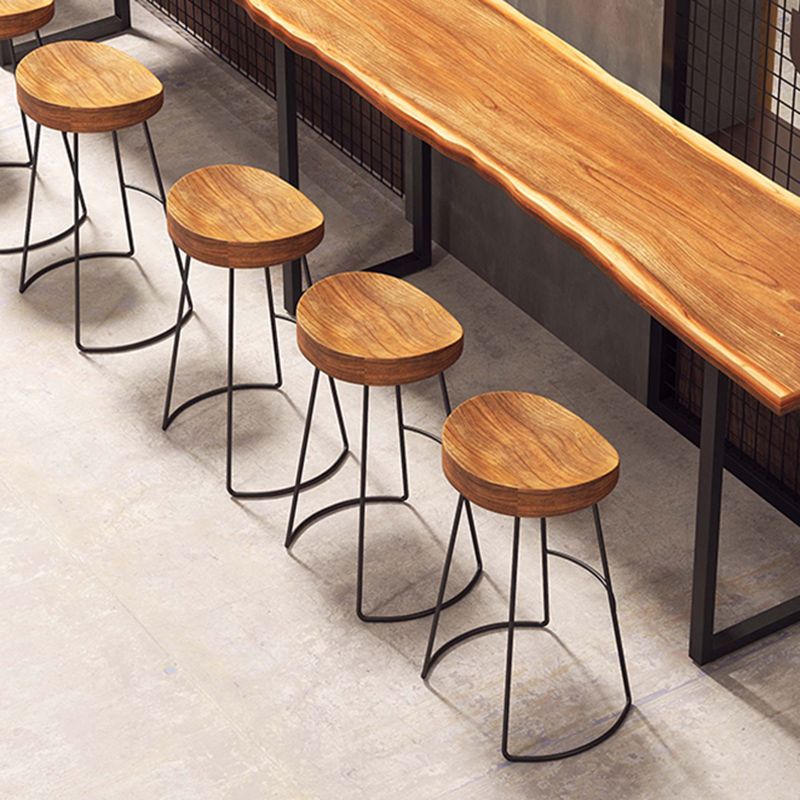 Solid Wood Counter Height Dining Table Rectangle Bar Dining Table Clearhalo 'Bar Furniture' 'Bar Tables' 'bar_tables' 'furn' 'furn_bar_tables' 'Furniture' 'Kitchen & Dining Furniture' 1200x1200_684e1239-abf4-4e26-adae-74845d623428
