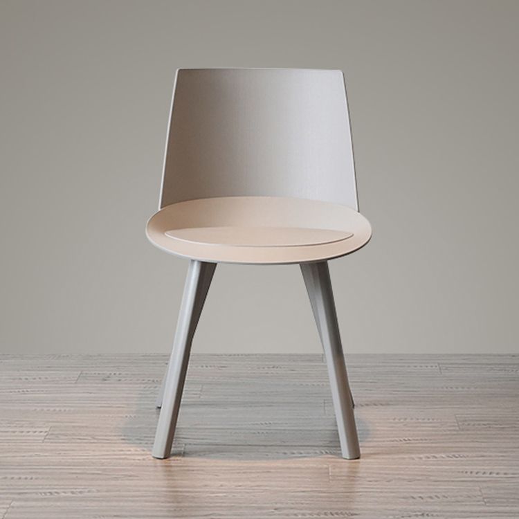 Scandinavian Study Room Plastic Side Chair Matte Finish Solid Back Dining Chair (Set of 2) Clearhalo ' kitchen&dining_furn' 'Dining Chairs' 'Dining Tables & Seating' 'dining_chair' 'furn' 'furn_dining_chair' 'Furniture' 'furniture_dining_chair' 'Kitchen & Dining Furniture' 'kitchen' 1200x1200_684e81f3-4912-437c-98ed-8a92da63888a