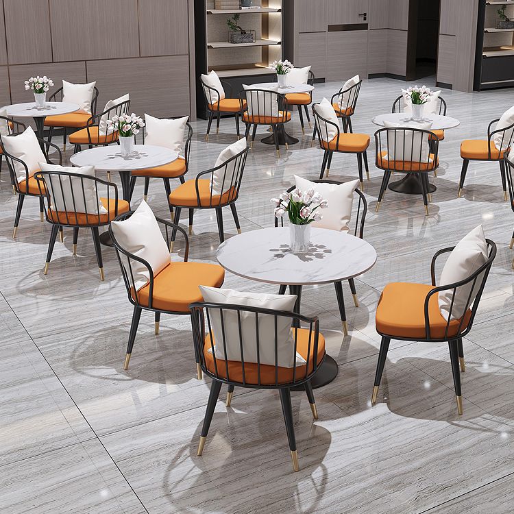 Modern White Round Shape Dining Table Sintered Stone Standard Dining Table with Tulip Base Clearhalo ' dining_table' 'Dining Tables & Seating' 'Dining Tables' 'furn' 'furn_dining_table' 'Furniture' 'furniture_dining_table' 'Kitchen & Dining Furniture' 'kitchen&dining_furn' 'kitchen' 'kitchen_dining_table' 1200x1200_68500892-9c6f-4dc7-b27c-3b3abcc4151e