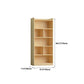 Contemporary Wooden Vertical Book Shelf Closed Back Brown Shelf Bookcase for Study Room Clearhalo 'Bookcases' 'furn' 'furn_bookcases' 'Furniture' 'Office Furniture' 1200x1200_6853b9de-4025-45ea-b978-885c9235db03
