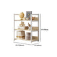 Industrial Vertical Etagere Bookshelf Steel Frame Manufactured Wood Shelf Bookshelf Clearhalo 'Bookcases' 'furn' 'furn_bookcases' 'Furniture' 'furniture_bookcases' 'kitchen' 'kitchen_bookcases' 'Living Room Furniture' 'Office Furniture' 1200x1200_68550fe2-c823-471b-b2ef-6f664c8fce3c