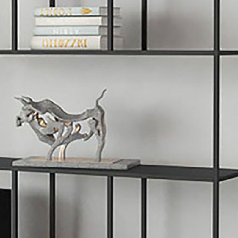 Industrial Metal Open Etagere Bookshelf Vertical Bookshelf for Office Clearhalo 'Bookcases' 'furn' 'furn_bookcases' 'Furniture' 'furniture_bookcases' 'kitchen' 'kitchen_bookcases' 'Living Room Furniture' 'Office Furniture' 1200x1200_6855a139-adc8-426d-9569-e057c722c99f