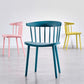 Contemporary Style Plastic Dining Armchair Windsor Back Side Chair for Home Clearhalo ' kitchen&dining_furn' 'Dining Chairs' 'Dining Tables & Seating' 'dining_chair' 'furn' 'furn_dining_chair' 'Furniture' 'furniture_dining_chair' 'Kitchen & Dining Furniture' 'kitchen' 1200x1200_68562e1d-5d40-475d-b28f-bdc5986b8bee