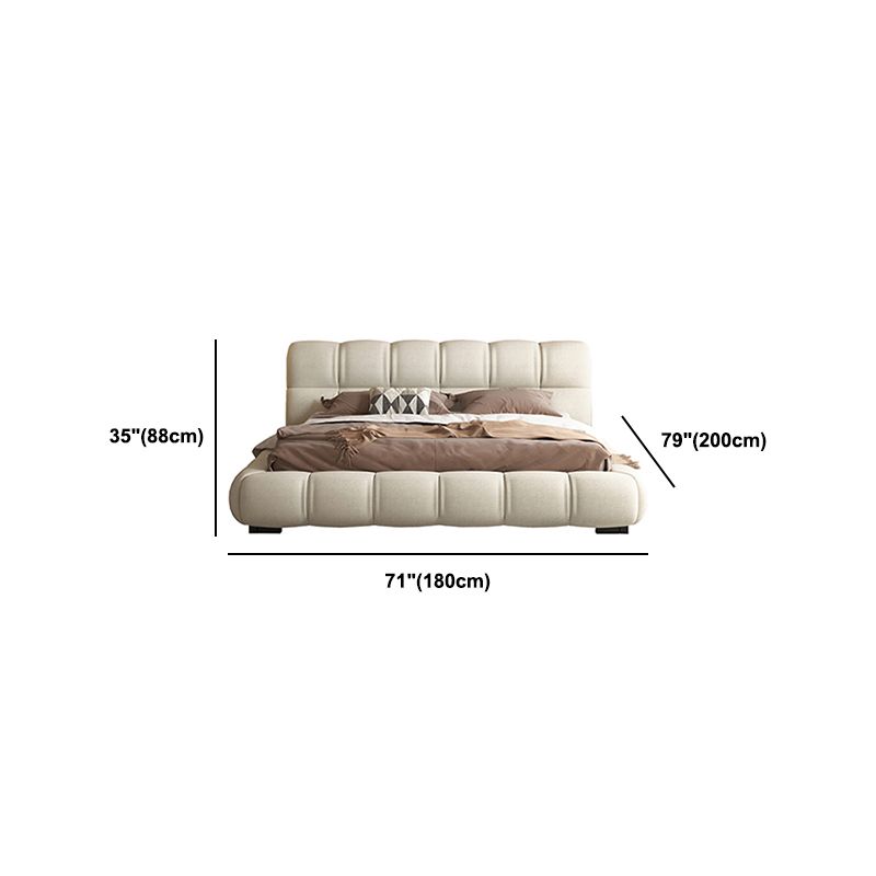 Letto a letto in legno in legno glam Fucice Letto standard con testiera