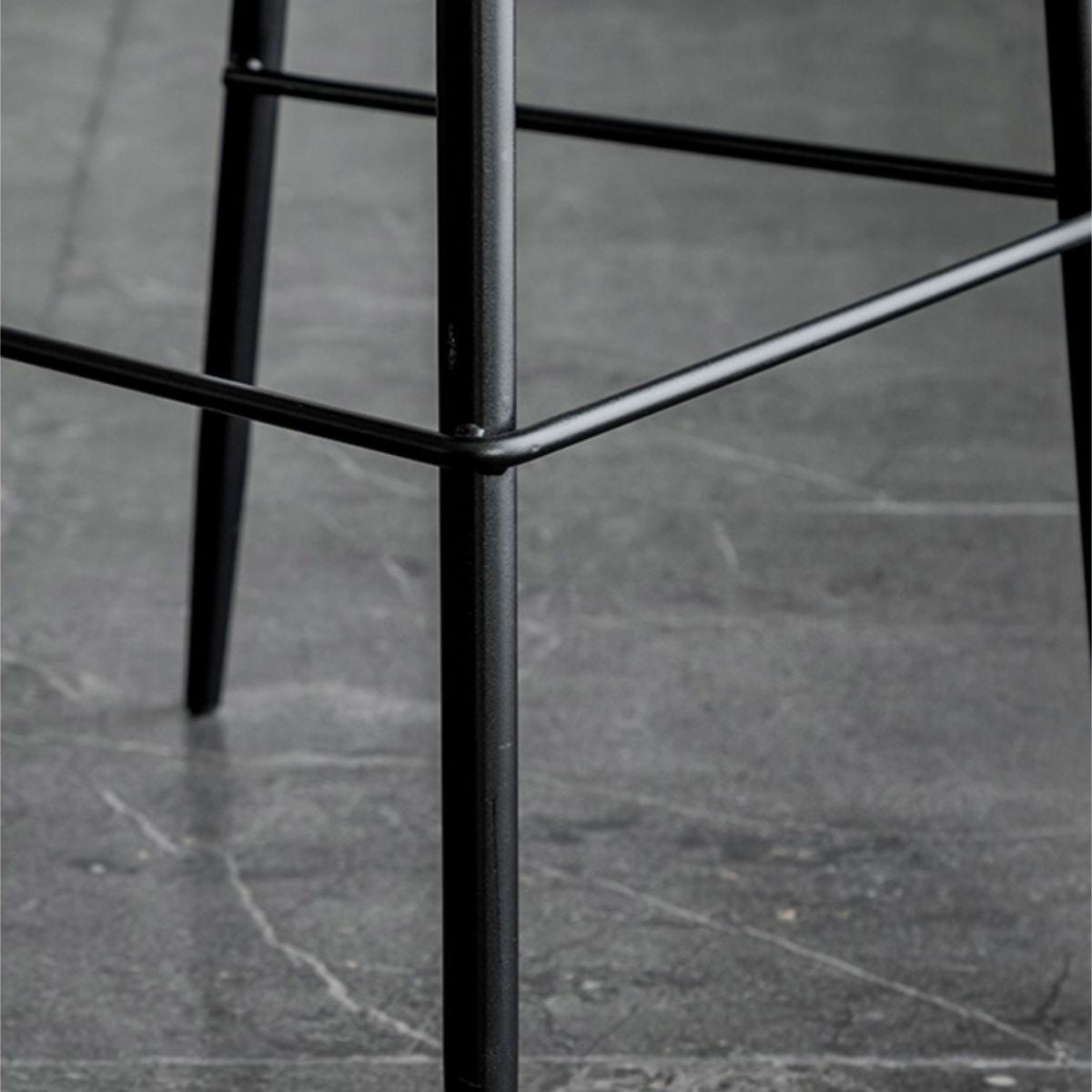 Modern Armless Backrest Counter Stool Iron Bedroom Bar Stool with Leather Cushion Clearhalo 'Bar Furniture' 'Bar Stools' 'bar_stools' 'furn' 'furn_bar_stools' 'furniture_bar_stools' 'Kitchen & Dining Furniture' 'kitchen&dining_furn' 'kitchen' 'kitchen_furn' Furniture' 1200x1200_685783d7-5573-4062-8e89-c5e5838ca04c