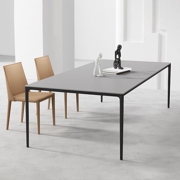 Moderne stenen dinerset 1/2/3/4/5 stukken eettafel ingesteld met stevige rugstoelen