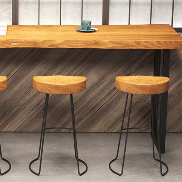 Tavolo da vino in legno in legno in legno massiccio in legno nero barra da bar in altezza da pub tavolo da pub