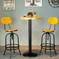 1/2/3 Pieces Industrial Solid Wood Bar Table Set Round Bistro Set