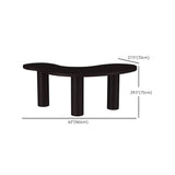 Bureau de bureau de cendre Bureau de bureau industriel noir Parsons ergonomiques