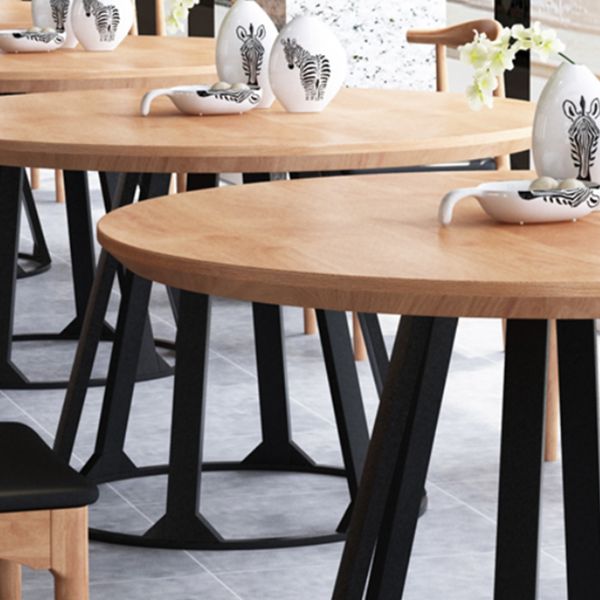 Round Dining Table Contemporary Dining Table with Pedestal for Dining Room Clearhalo 'Dining Tables & Seating' 'Dining Tables' 'dining_table' 'furn' 'furn_dining_table' 'Furniture' 'Kitchen & Dining Furniture' 1200x1200_685cfcdc-fd80-48b9-b21b-48dba5a9331a