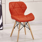 Glam Style Leather Dining Room Chair Multicolor Curved Side Chair for Home Clearhalo ' kitchen&dining_furn' 'Dining Chairs' 'Dining Tables & Seating' 'dining_chair' 'Furniture' 'furniture_dining_chair' 'Kitchen & Dining Furniture' 'kitchen' 1200x1200_685ea12a-6bbb-42c0-af13-e37e5cdda3ec