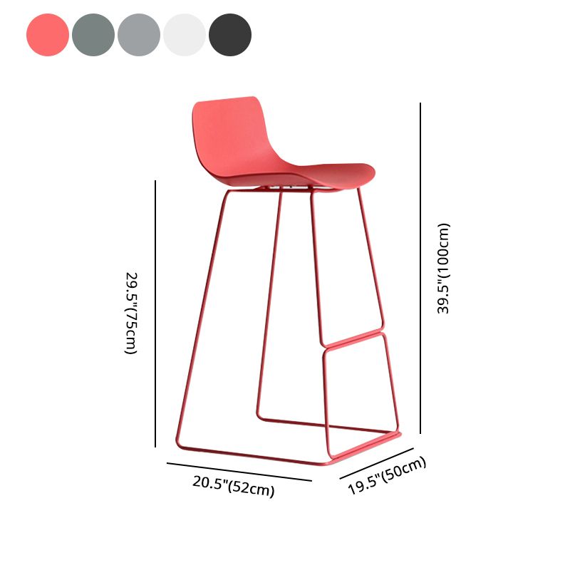 Bucket Footrest Bar & Counter Stool Indoor Plastic Modern Counter Bar Stool Clearhalo 'Bar Furniture' 'Bar Stools' 'bar_stools' 'furn' 'furn_bar_stools' 'furniture_bar_stools' 'Kitchen & Dining Furniture' 'kitchen&dining_furn' 'kitchen' 'kitchen_furn' Furniture' 1200x1200_685f8302-a5c6-4cae-9df2-b16a43aed73e