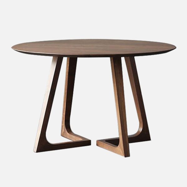 Round Double Pedestal Dinette Table Pine Solid Wood Dining Room Furniture Clearhalo ' dining_table' 'Dining Tables & Seating' 'Dining Tables' 'furn' 'furn_dining_table' 'Furniture' 'furniture_dining_table' 'Kitchen & Dining Furniture' 'kitchen&dining_furn' 'kitchen' 'kitchen_dining_table' 1200x1200_68646c48-389a-4bfe-89c5-6563d6bb208d