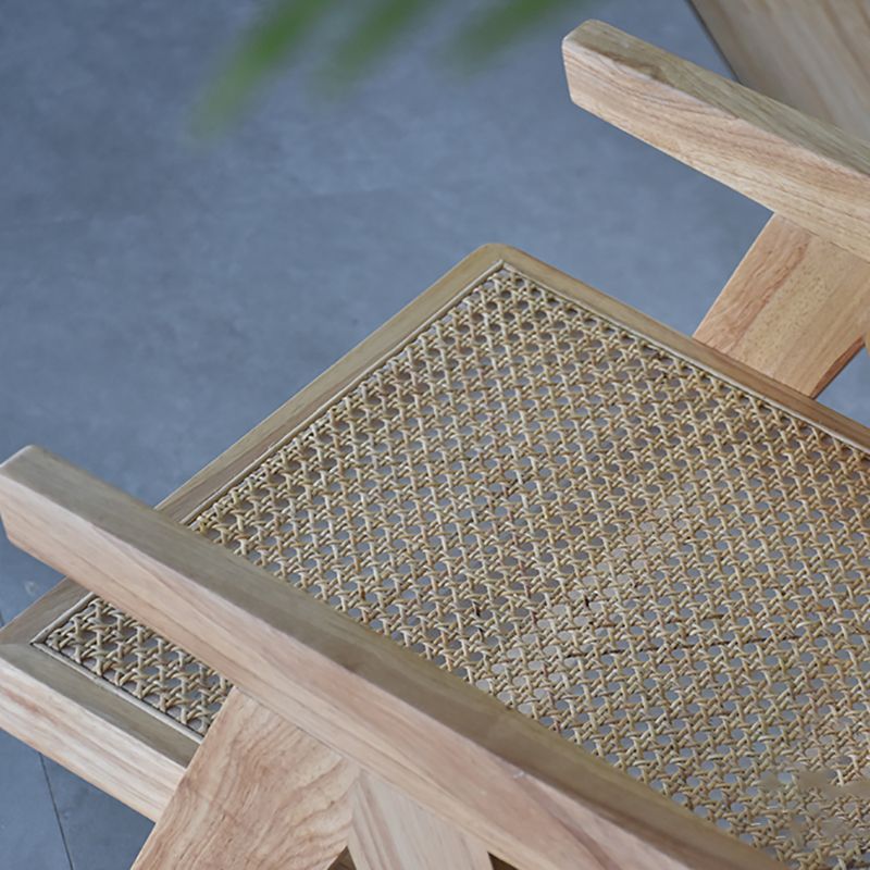 Wood Arms Included Chair Woven Back Lounge Chair for Living Room Clearhalo 'Accent Chairs' 'accent_chairs' 'Chairs & Seating' 'furn' 'furn_accent_chairs' 'Furniture' 'Living Room Furniture' 1200x1200_6864e399-9e09-4149-b325-49bd1b8b6570