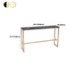 Glam Pub Table Solid Wood Bar Height Rectangle Bar Table for Breakroom Clearhalo 'Bar Furniture' 'Bar Tables' 'bar_tables' 'furn' 'furn_bar_tables' 'Furniture' 'Kitchen & Dining Furniture' 1200x1200_686532f3-5a1e-4aa5-9340-95646931727f
