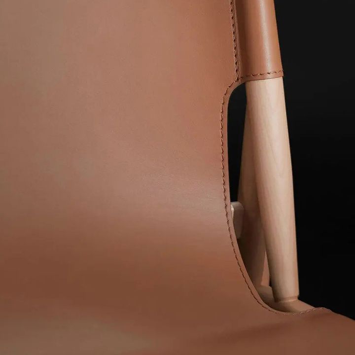 Leather Armless Dining Chairs Home Upholstered Side Chairs with Wood Legs Clearhalo ' kitchen&dining_furn' 'Dining Chairs' 'Dining Tables & Seating' 'dining_chair' 'furn' 'furn_dining_chair' 'Furniture' 'furniture_dining_chair' 'Kitchen & Dining Furniture' 'kitchen' 1200x1200_68670ba5-8772-4aac-8dd9-f3df23329b53