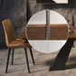 Rectangle Dining Table Industrial Style Double Pedestal Base Table for Dining Room Clearhalo ' dining_table' 'Dining Tables & Seating' 'Dining Tables' 'furn' 'furn_dining_table' 'Furniture' 'furniture_dining_table' 'Kitchen & Dining Furniture' 'kitchen&dining_furn' 'kitchen' 'kitchen_dining_table' 1200x1200_68671939-2dfb-4c1e-a841-4da9370c8511