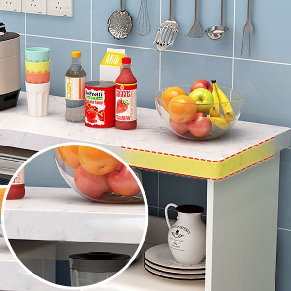 Engineered Wood Sideboard Modern Dining Server with Stone Countertop for Living Room Clearhalo 'buffet_sideboard' 'Buffets & Sideboards' 'Furniture' 'furniture_buffet_sideboard' 'Kitchen & Dining Furniture' 1200x1200_686a1ea5-68a5-4303-b85a-fab2222c1387