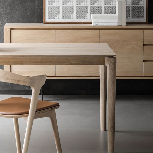 Modern Pine Solid Wood Table for Restaurant Rectangle Dining Table with 4 Legs Clearhalo 'Dining Tables & Seating' 'Dining Tables' 'dining_table' 'furn' 'furn_dining_table' 'Furniture' 'furniture_dining_table' 'Kitchen & Dining Furniture' 'kitchen' 'kitchen_dining_table' 1200x1200_686b9909-562c-48ca-bfc7-7d64e0c77457