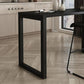 Table de bar industrielle à double piédestal sans table de bar en bois pour le salon