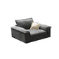 Modern Cushion Back Grey Sectionals 33'"  Pillow Top Arm Sectionals