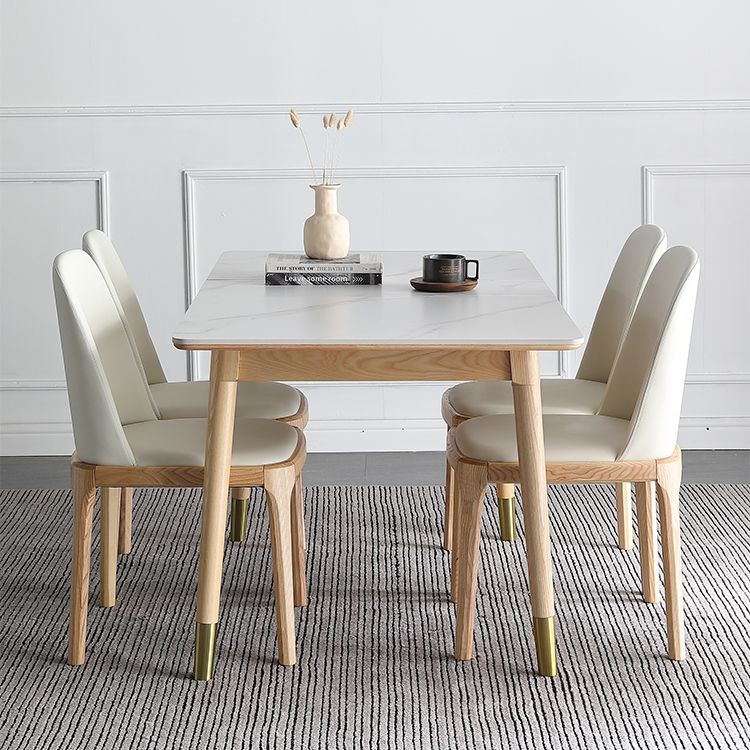 Stone 4-foot Dinette Table Traditional Luxury Extendable Dining Table for Home Clearhalo ' dining_table' 'Dining Tables & Seating' 'Dining Tables' 'furn' 'furn_dining_table' 'Furniture' 'furniture_dining_table' 'Kitchen & Dining Furniture' 'kitchen&dining_furn' 'kitchen' 'kitchen_dining_table' 1200x1200_686f816d-541c-4b14-bf80-fd0f604b679a