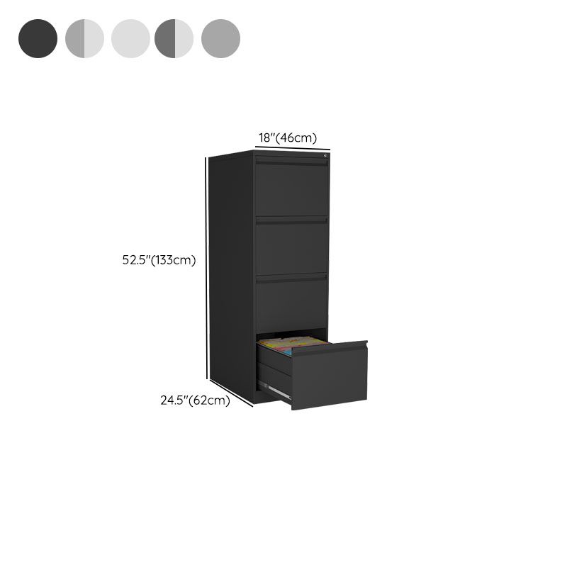 Contemporary File Cabinet Metal Frame Vertical File Cabinet with Lock Office Clearhalo 'Filing Cabinets' 'filling_cabinets' 'furn' 'furn_filling_cabinets' 'Furniture' 'Office Furniture' 1200x1200_687437d8-5d83-48fa-8cab-96ecd27fa3c7