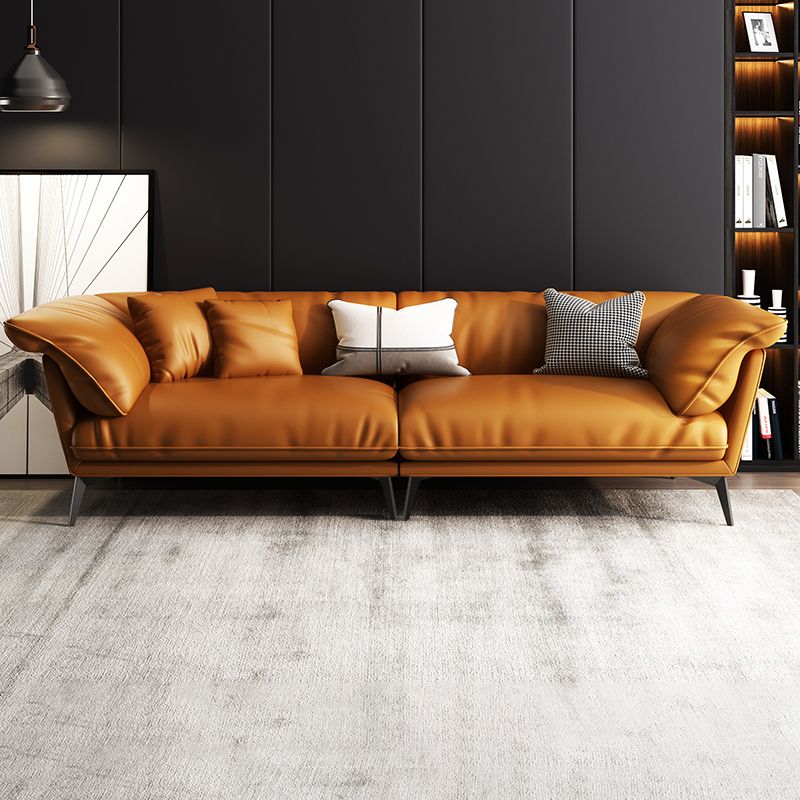 30.71" H Modern Pillow Top Arm Sofa with Cushion Back for Living Room, Apartment Clearhalo 'furn' 'furn_sofas' 'Furniture' 'furniture_sofas' 'kitchen' 'kitchen_sofas' 'Living Room Furniture' 'Sofa' 'sofas' 1200x1200_687445ea-e1d4-4240-a7c9-5db7dac87bd4