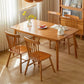 Rubberwood Massivholz Esstisch Set 1/5 Stück Essset für Küche