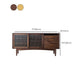 Nordic Style Storage Solid Wood Sideboard Cabinet with Glass Doors Clearhalo 'buffet_sideboard' 'Buffets & Sideboards' 'furn' 'furn_buffet_sideboard' 'Furniture' 'Kitchen & Dining Furniture' 1200x1200_687606b0-b966-43b4-821e-5f7a9beb5dd0
