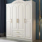 French Country Wardrobe Armoire White Wooden Wardrobe Cabinet Clearhalo 'Armoires & Wardrobes' 'armoires_wardrobes' 'Bedroom Furniture' 'furn' 'furn_armoires_wardrobes' 'Furniture' 1200x1200_68775a63-f2d9-4637-a19a-27d86608ccb2