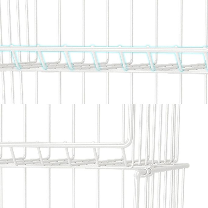 Industrial Iron Closed Back Bookshelf Black and White Bookcase for Home Clearhalo 'Bookcases' 'furn' 'furn_bookcases' 'Furniture' 'furniture_bookcases' 'Office Furniture' 1200x1200_68789114-1532-4749-adf0-27d15406b04f