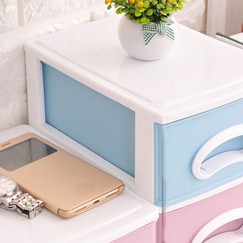 Color Block File Cabinet Drawers Vertical Plastic Filing Cabinet Clearhalo 'Filing Cabinets' 'filling_cabinets' 'furn' 'furn_filling_cabinets' 'Furniture' 'Office Furniture' 1200x1200_687bbba3-155c-47fe-99c6-2f15e36566f4