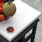 Moderne stijl Rolling Kitchen Cart Marble Kitchen Island Kar met opbergkast