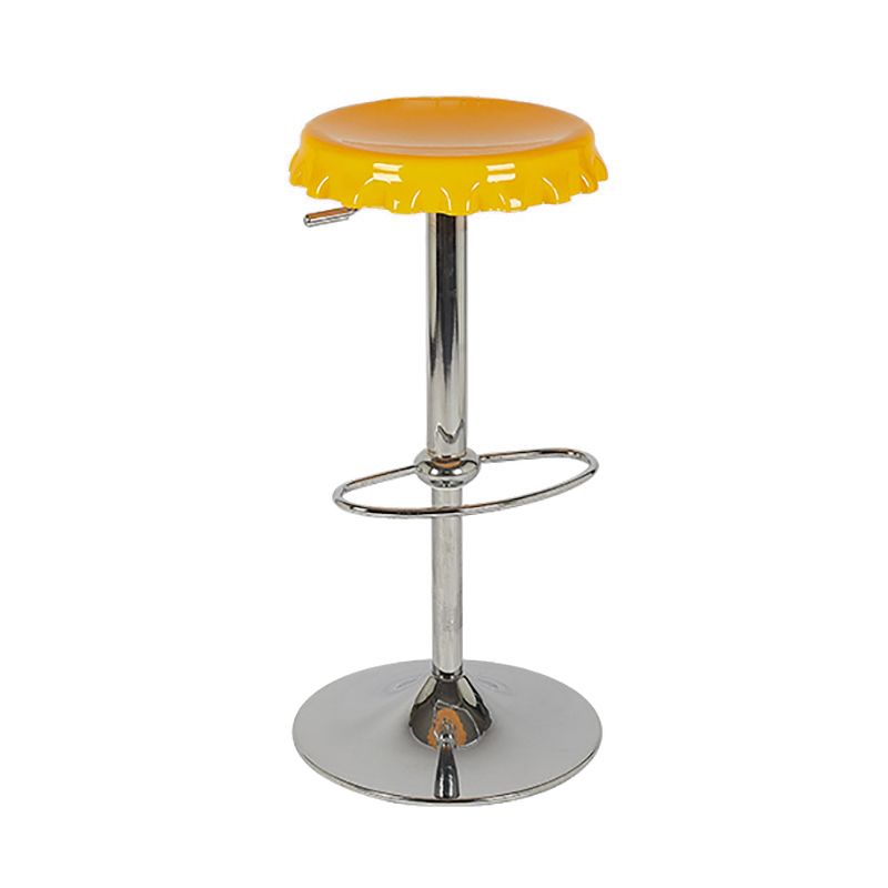 Contemporary Backless Indoor Armless Footrest Bar Stool with Metal Base Clearhalo 'Bar Furniture' 'Bar Stools' 'bar_stools' 'furn' 'furn_bar_stools' 'Furniture' 'Kitchen & Dining Furniture' 1200x1200_687e10fb-65e2-4874-b7b3-4f664434aad0