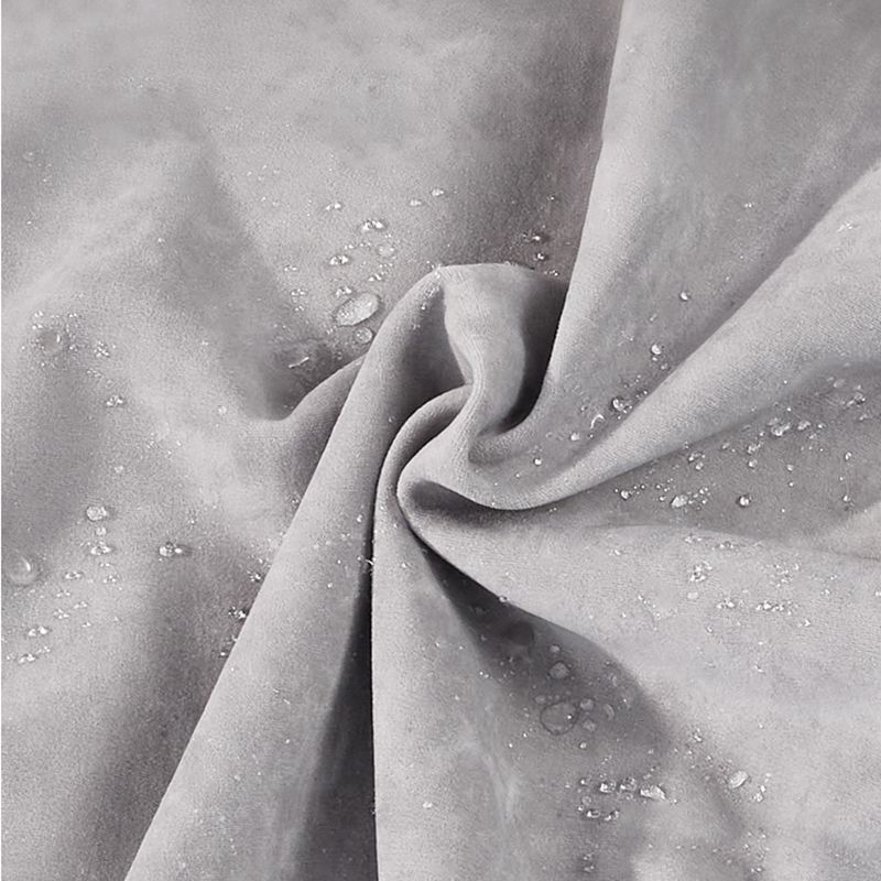 Contemporary Sloped Arm Convertible Bed Sofa Couch with Storage in Grey