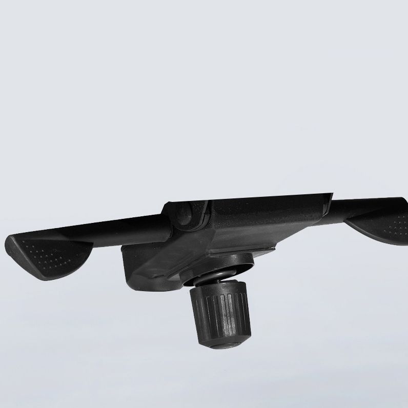 Silla de tareas de cuero de imitación ergonómica con brazos acolchados silla de oficina contemporánea