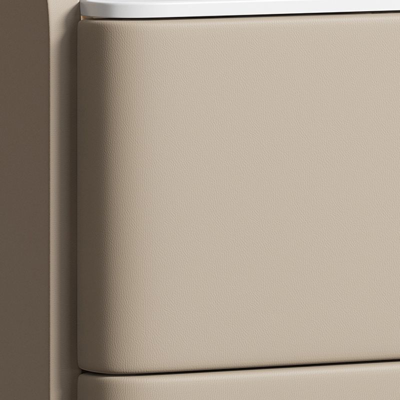 Steinbett Nachttisch Klassiker Glam -Nachtschrank mit Schubladen