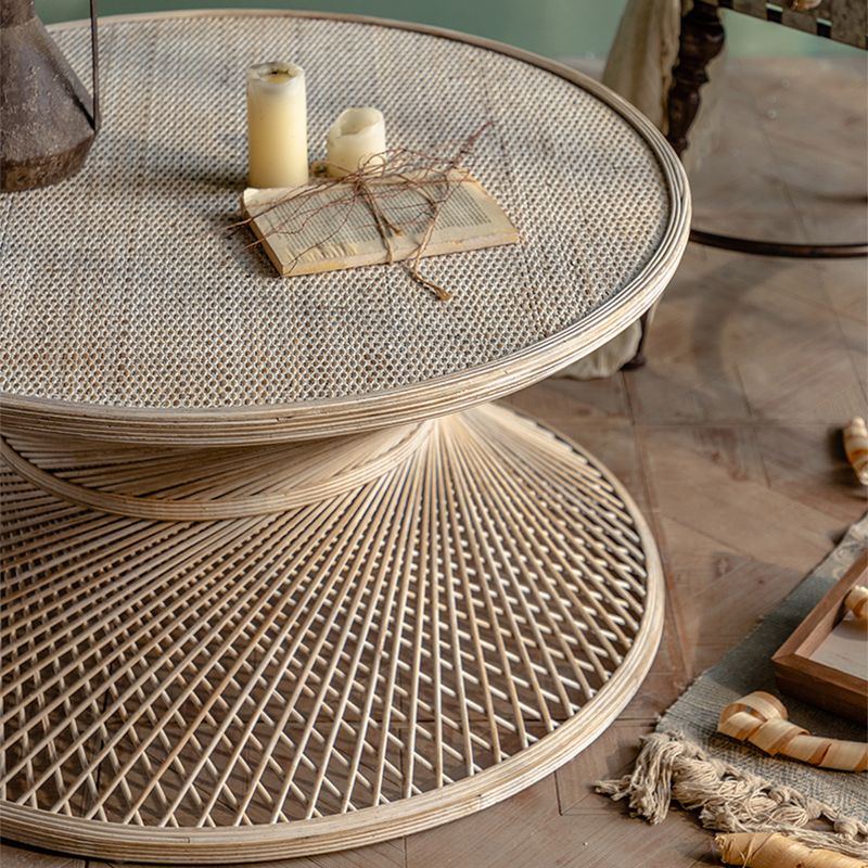 Rustic Corner Table Round Pedestal Distressed Accent Side Table Clearhalo 'Coffee & Accent Tables' 'End & Side Tables' 'end_side_tables' 'furn' 'furn_end_side_tables' 'Furniture' 'Living Room Furniture' 1200x1200_68807000-3766-41bd-9f8d-b5acf30e6112