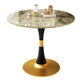 Round Traditional Luxury Dining Table Sintered Stone Table with Tulip Base Clearhalo ' dining_table' 'Dining Tables & Seating' 'Dining Tables' 'furn' 'furn_dining_table' 'Furniture' 'furniture_dining_table' 'Kitchen & Dining Furniture' 'kitchen&dining_furn' 'kitchen' 'kitchen_dining_table' 1200x1200_6880a2f2-0229-4a38-a163-360c08c95d59