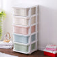5-Drawer Storage Cabinet Contemporary Plastic Wardrobe Armoire