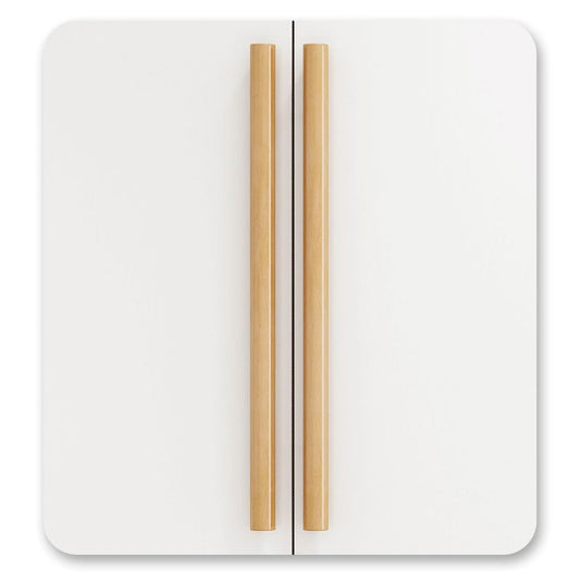 Gefabriceerde houten opbergkast moderne kast met houten benen