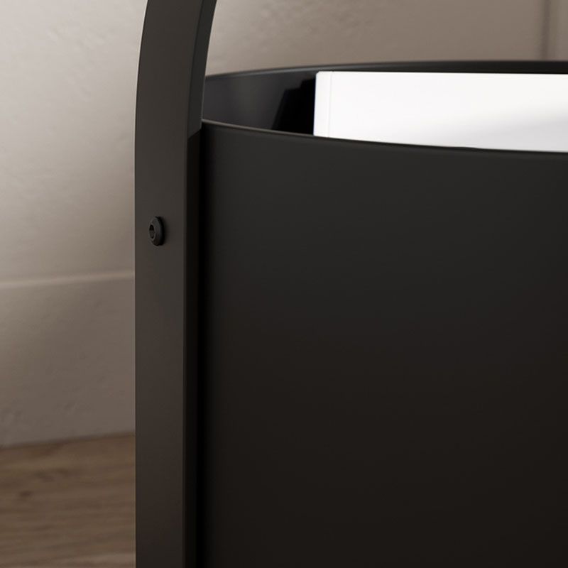 Moderia de metal Nightsntand de la mesa del estante inferior almacenamiento de la mesita de noche de 20.9 "de altura