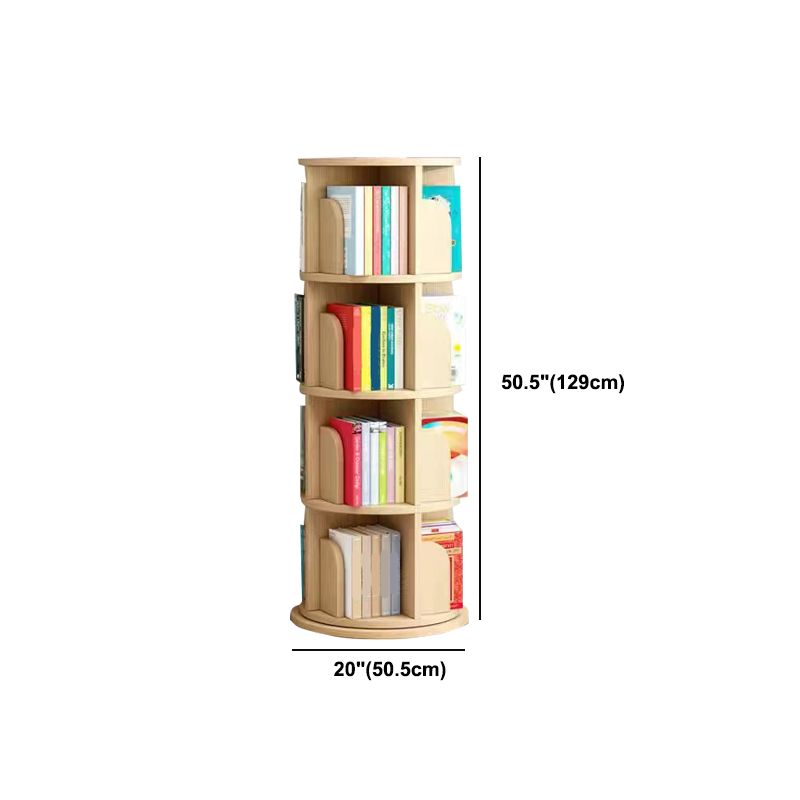 Scandinavian Style Bookshelf Closed Back Solid Wood Bookcase for Home Office Study Room Clearhalo 'Bookcases' 'furn' 'furn_bookcases' 'Furniture' 'furniture_bookcases' 'kitchen' 'kitchen_bookcases' 'Living Room Furniture' 'Office Furniture' 1200x1200_6884989f-9f23-48ee-94a4-3aff468002a1