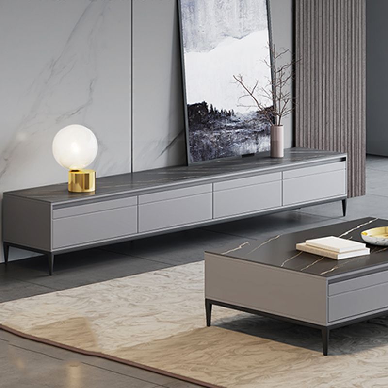 Black Slate TV Cabinet Modern Minimalist Home Closed TV Stand Console Clearhalo 'furn' 'furn_tv_stands_entertainment_centers' 'Furniture' 'Living Room Furniture' 'TV Stands & Entertainment Centers' 'TV Stands & Media Storage Furniture' 'tv_stands_entertainment_centers' 1200x1200_68894726-59cf-40b4-a10b-f7e7fd2a2ed4