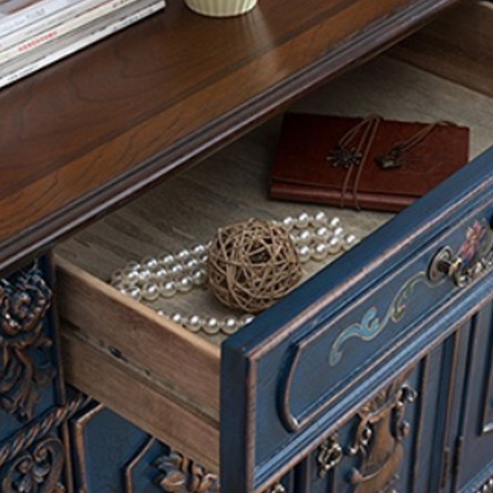 Industrial Rectangle Storage Cabinet with Doors and Drawers Cabinet